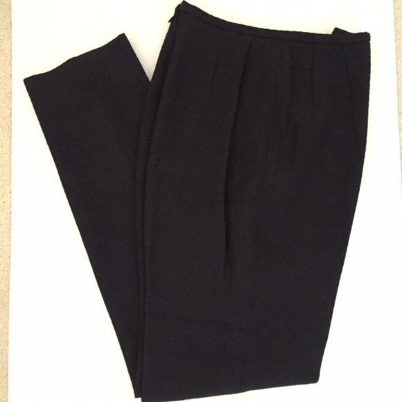 Vintage Dk Gray High Rise Wool Dress Slacks - Picture 1 of 8